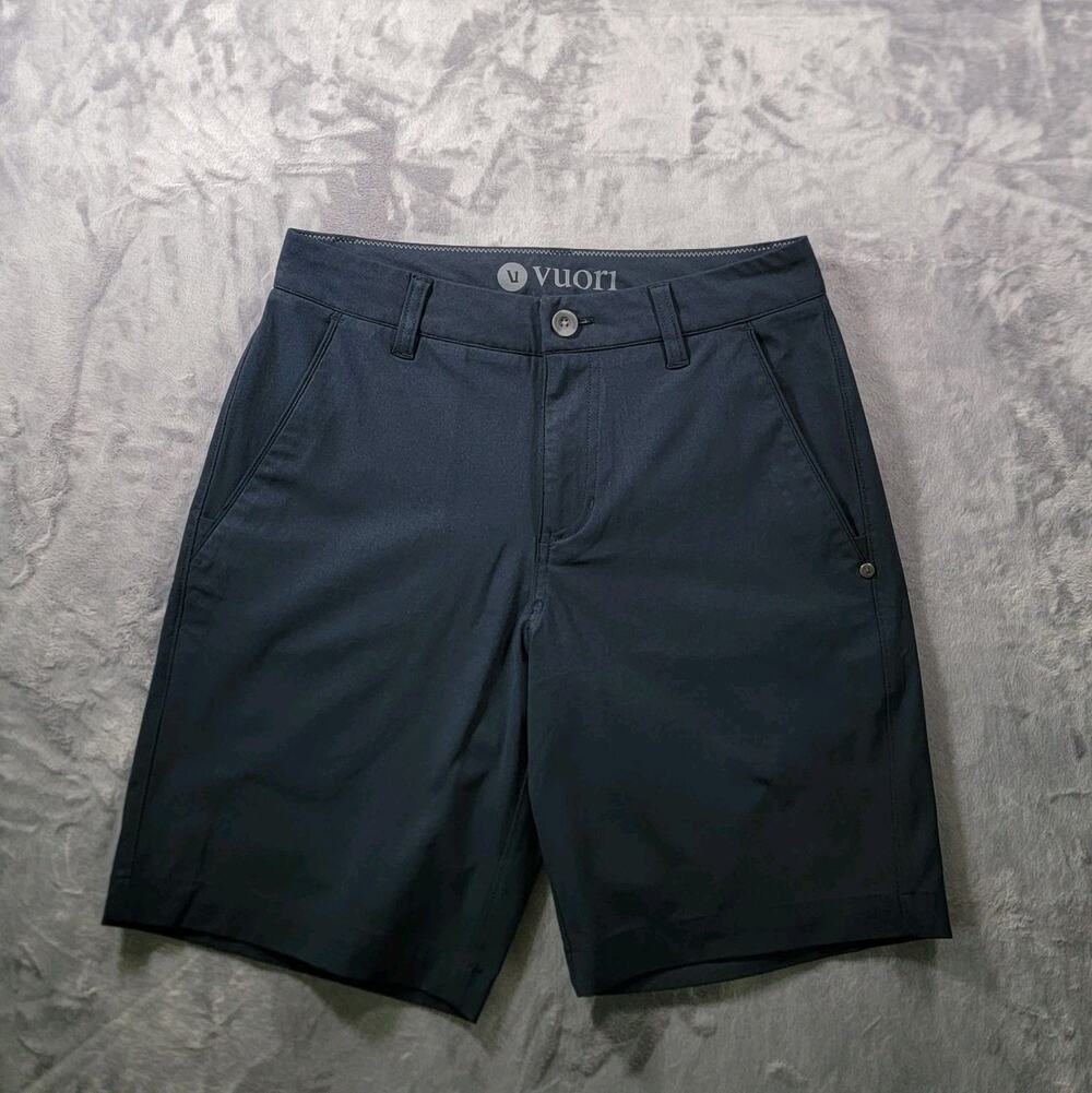 Vuori Mens 28 Chino Meta Shorts Navy